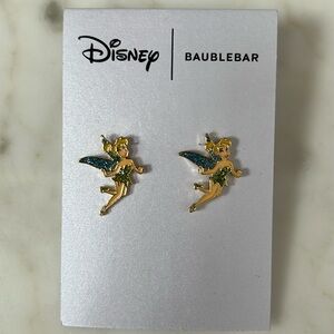 Disney BaubleBar RARE Peter Pan’s Tinkerbell Earrings
